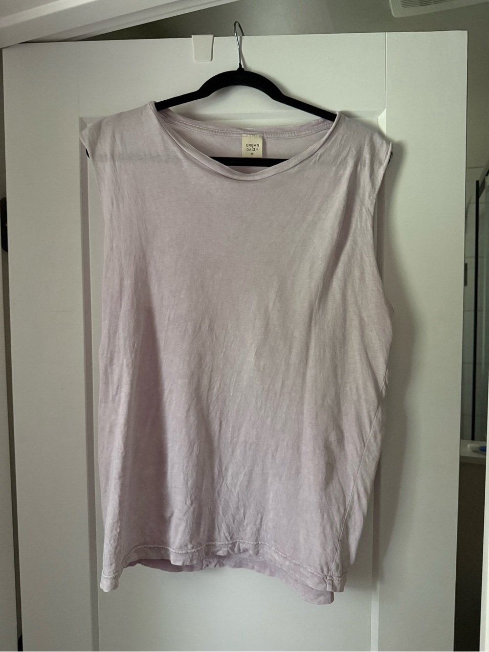 Sleeveless Scoop Neck Women's tank - Light Lavender